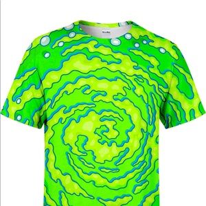 Neon Portal T Shirt Xxl Rick and Morty